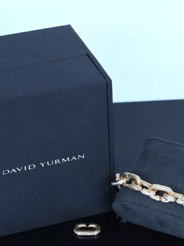 Discover the Perfect Gift – Men's David Yurman 18K Yellow Gold Diamond Bracelet